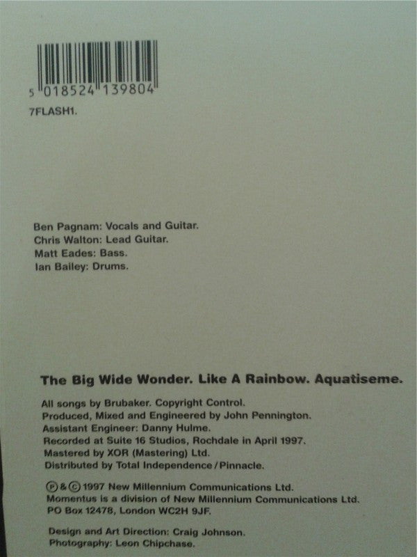 Brubaker (5) : The Big Wide Wonder (7", EP, Whi)