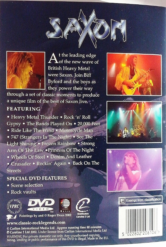 Saxon : Classic Rock Legends - Saxon (DVD-V, PAL)