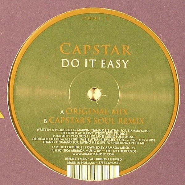 Capstar : Do It Easy (12")