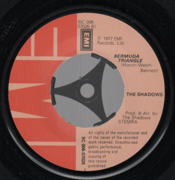 The Shadows : Theme From 'The Deer Hunter' (Cavatina) (7", Single)