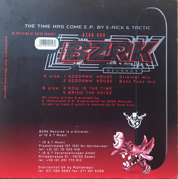 E-Rick & Tactic : The Time Has Come (12")