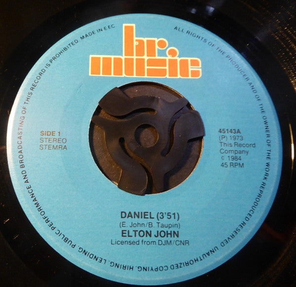 Elton John : Daniel (7", Single)