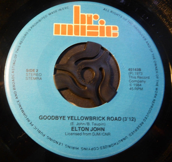 Elton John : Daniel (7", Single)