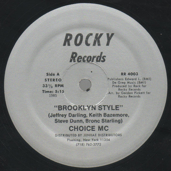 Choice MC* : Brooklyn Style (12")