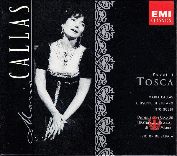 Giacomo Puccini, Maria Callas, Giuseppe Di Stefano, Tito Gobbi, Orchestra Del Teatro Alla Scala E Coro Del Teatro Alla Scala, Victor De Sabata : Tosca (2xCD, Album, Mono, RE, RM + Box, Sli)