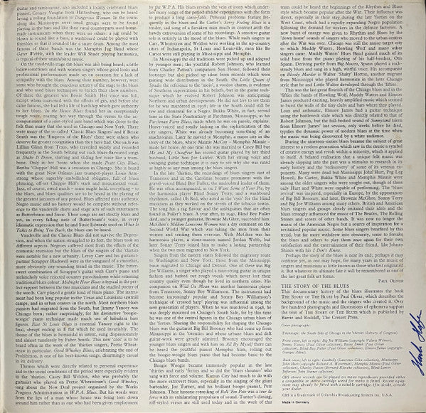 Various / Paul Oliver : The Story Of The Blues (2xLP, Comp, Mono)