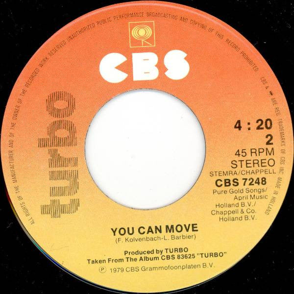 Turbo (4) : Lack Of Money (7", Single)