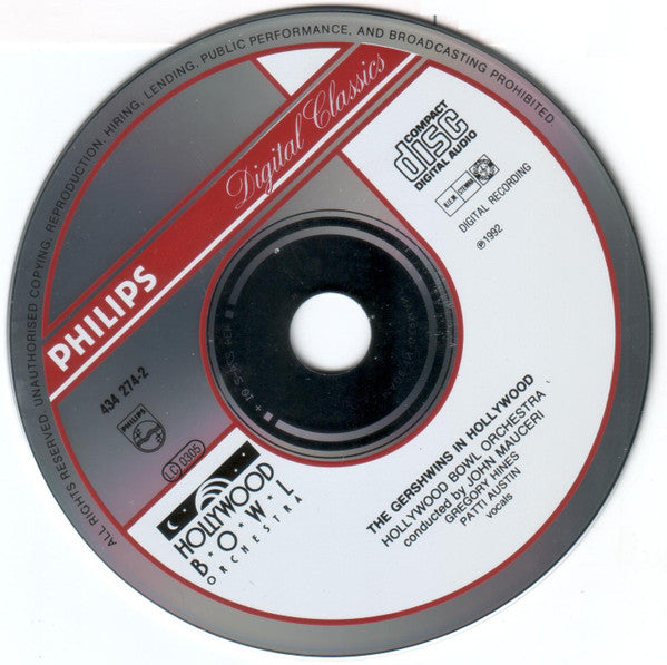 George & Ira Gershwin - Hollywood Bowl Orchestra, John Mauceri : The Gershwins In Hollywood (CD, Album)