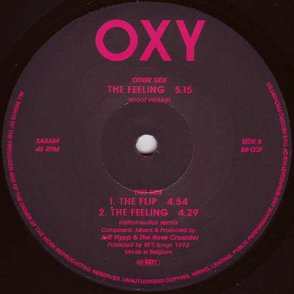 OXY : The Feeling (12")