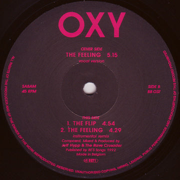 OXY : The Feeling (12")