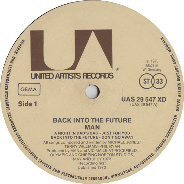 Man : Back Into The Future (2xLP, Album, Gat)