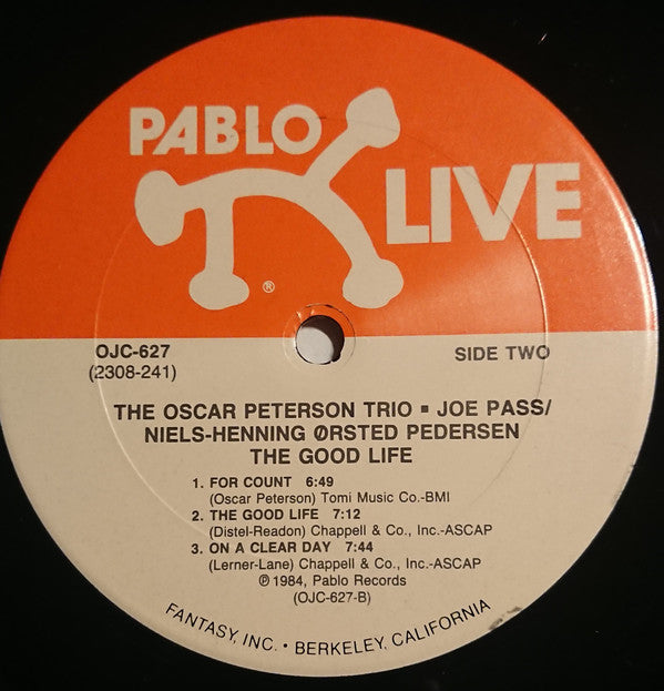The Oscar Peterson Trio : The Good Life (LP, Album, RE, RM)