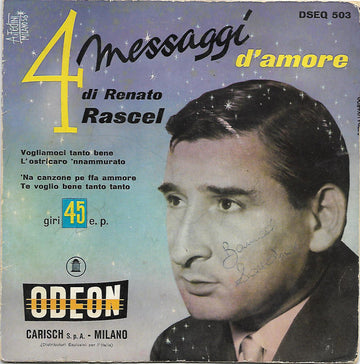 Renato Rascel : 4 Messaggi D'Amore (7", EP)