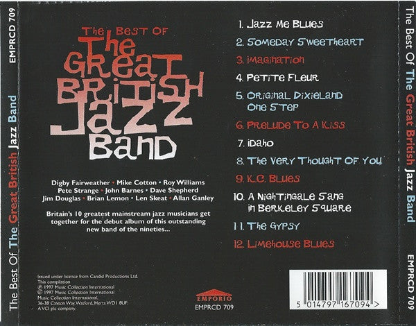 The Great British Jazz Band : The Best Of The Great British Jazz Band (CD, Album, Comp)