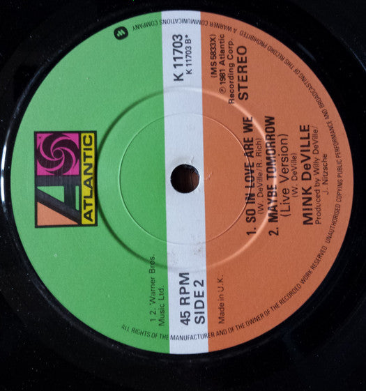 Mink DeVille : Maybe Tomorrow (7", EP)