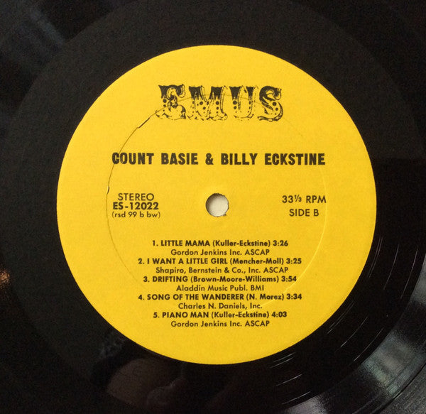 Count Basie, Billy Eckstine : Basie/Eckstine Incorporated (LP, Album, RE)
