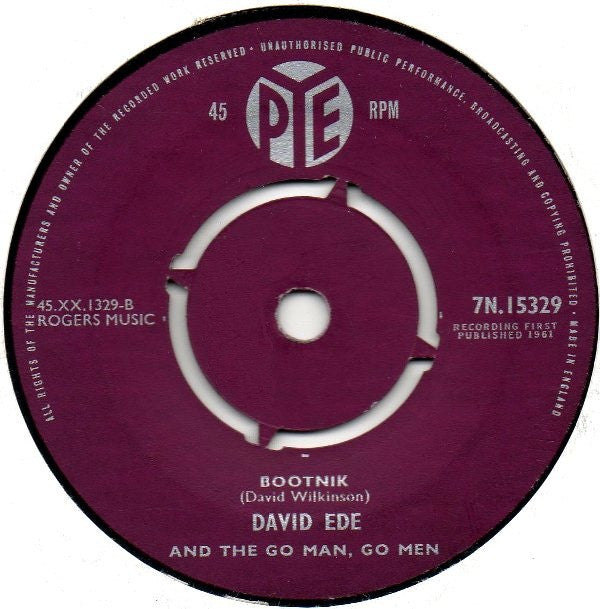David Ede And The Go Man, Go Men : Obsession  (7")