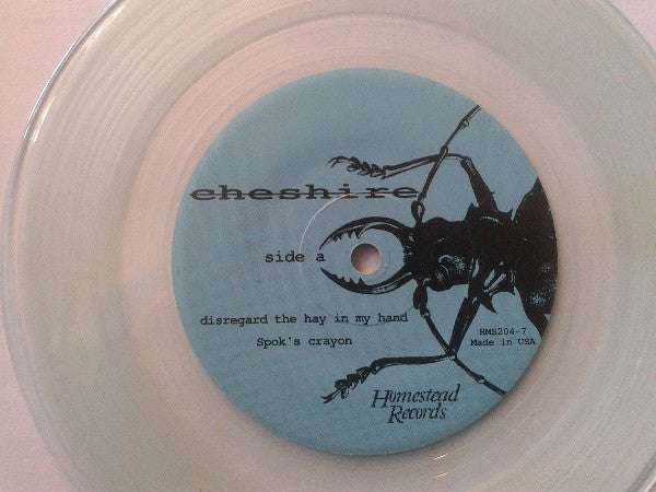 Cheshire (3) : Disregard The Hay In My Hand  (7", EP, Whi)