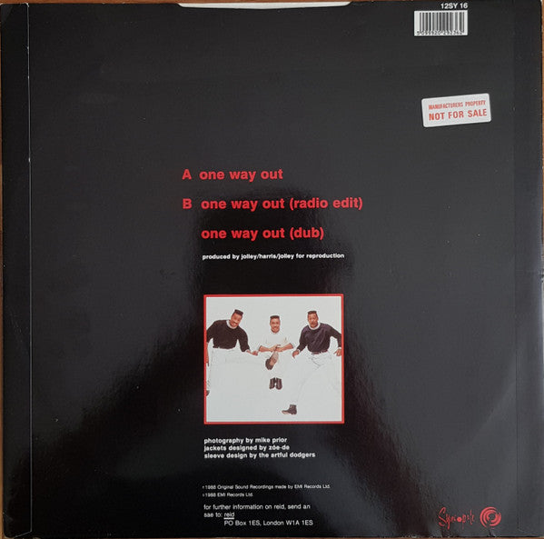 Reid : One Way Out (12", Single)