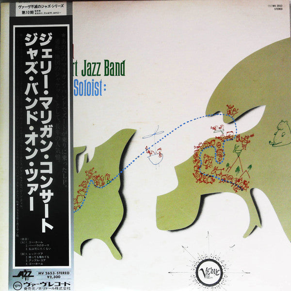Gerry Mulligan And The Concert Jazz Band* Guest Soloist: Zoot Sims : Gerry Mulligan And The Concert Jazz Band On Tour (LP, Album, RE)