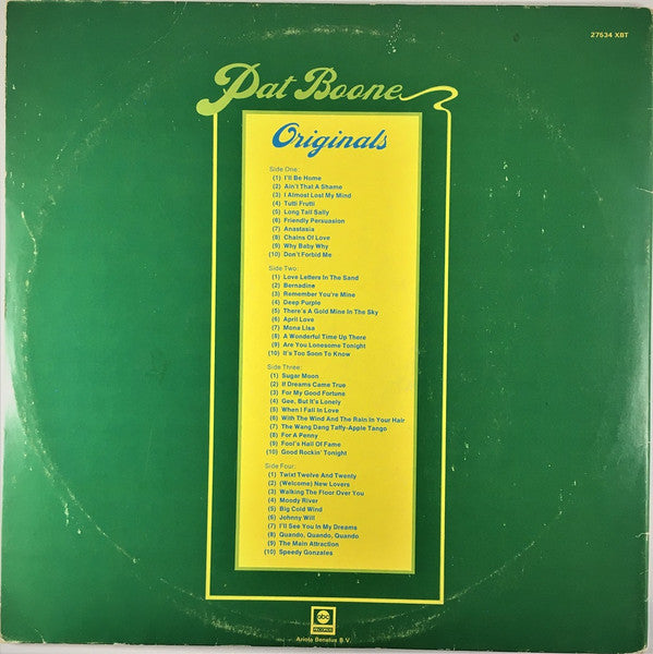 Pat Boone : Originals (2xLP, Comp)