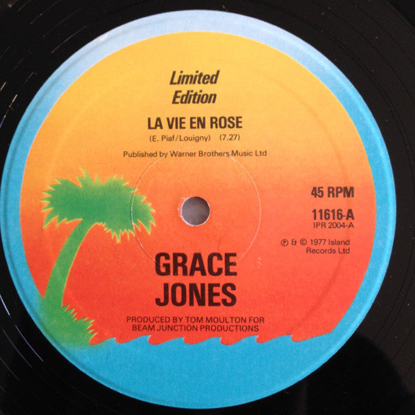 Grace Jones : La Vie En Rose (12", Ltd)