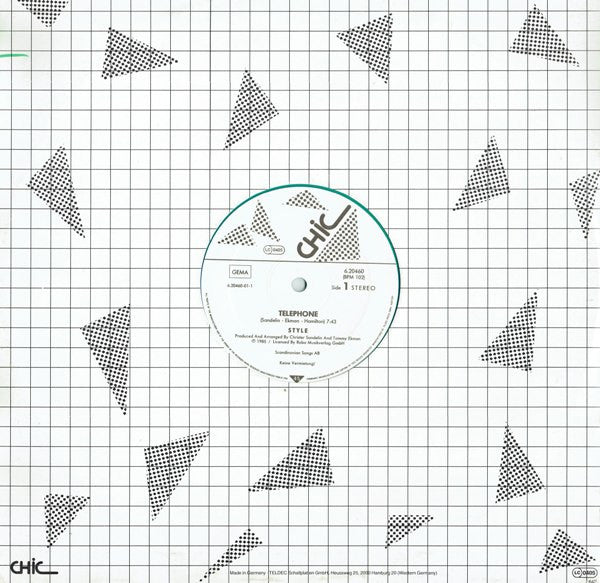 Style (4) : Telephone / Chain Reaction (12", Maxi, Gre)