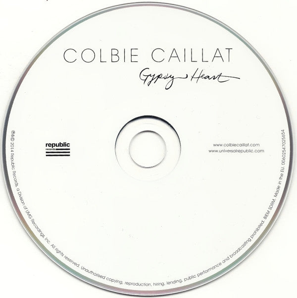 Colbie Caillat : Gypsy Heart (CD, Album)