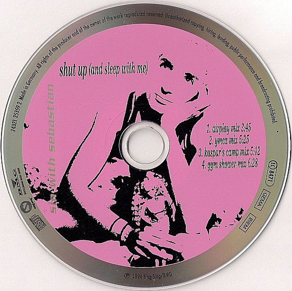 Sin With Sebastian : Shut Up (And Sleep With Me) (CD, Maxi)
