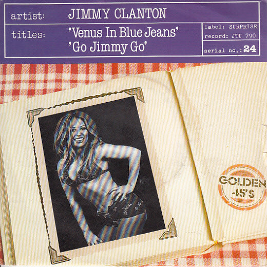 Jimmy Clanton : Venus In Blue Jeans / Go Jimmy Go (7", Single, RE)