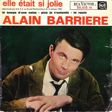 Alain Barrière : Elle Était Si Jolie (7", EP, Mono, RP, Jul)