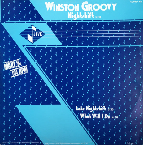 Winston Groovy : Nightshift (12", Maxi)