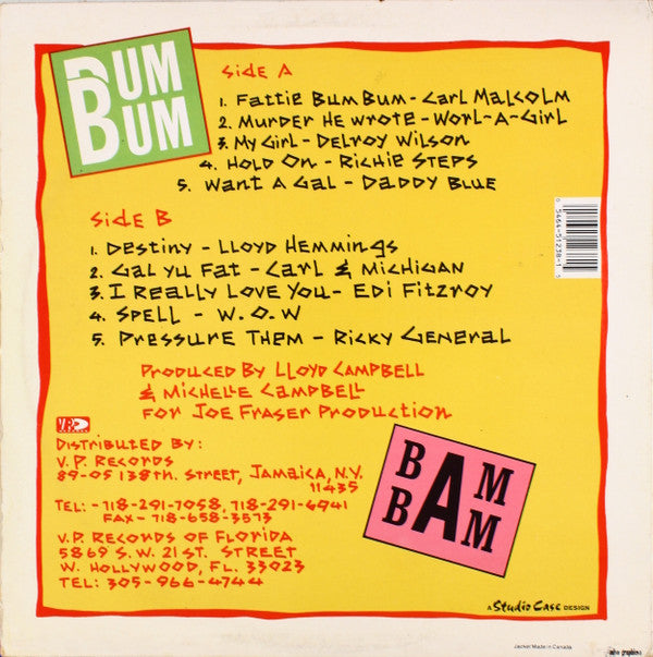 Various : Bum Bum - With Bam Bam Rhythm (LP, Comp)