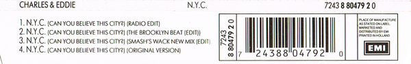 Charles & Eddie : N.Y.C. (Can You Believe This City ?) (CD, Maxi)