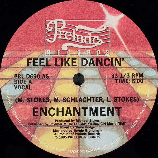 Enchantment : Feel Like Dancin' (12")