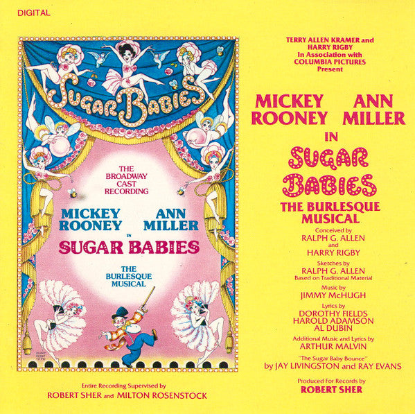 Mickey Rooney, Ann Miller : Sugar Babies (The Burlesque Musical) (CD, Album)