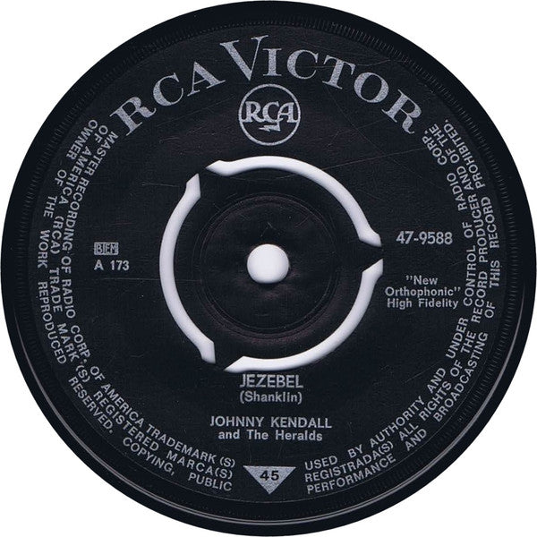 Johnny Kendall & The Heralds : Jezebel / The Hoochie Coochie Man  (7", 3-p)