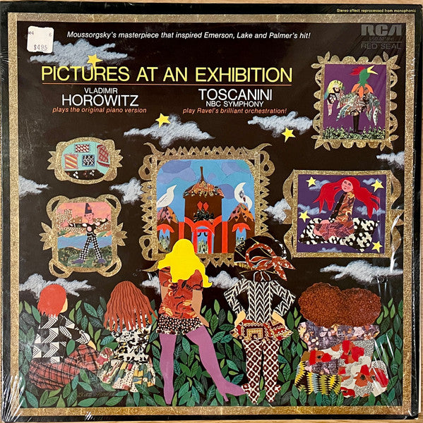 Modest Mussorgsky - Maurice Ravel • Vladimir Horowitz / Arturo Toscanini, NBC Symphony Orchestra : Two Complete Performances Of Moussorgsky's "Pictures At An Exhibition" (LP, Comp)