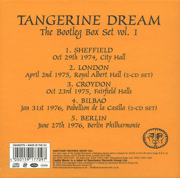 Tangerine Dream : The Bootleg Box Set Vol. 1 (7xCD + Box, Comp)