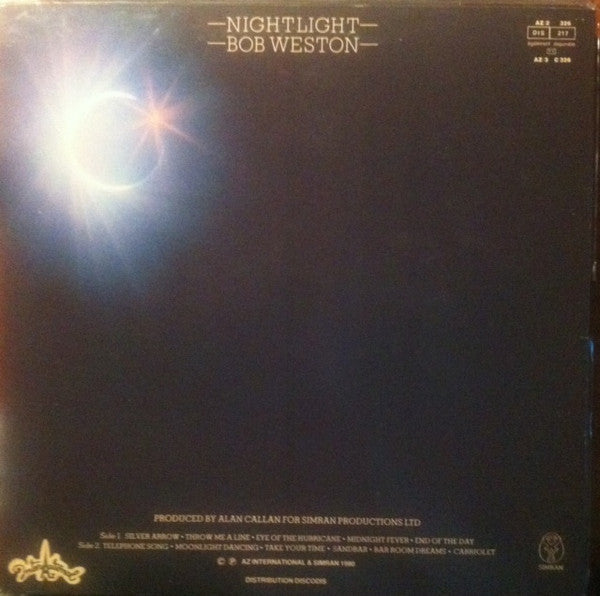Bob Weston : Nightlight (LP, Album)