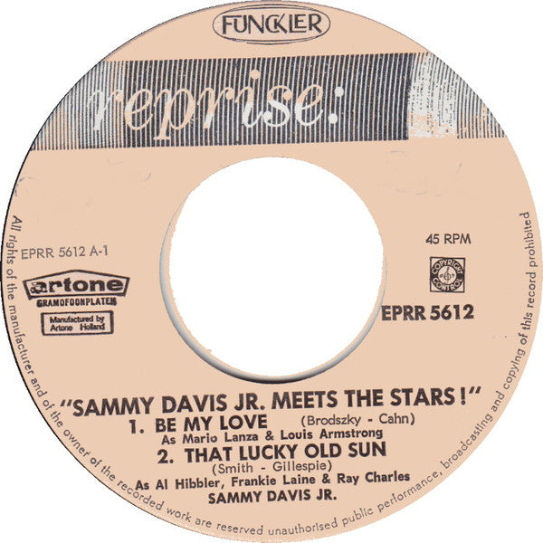 Sammy Davis Jr. : Sammy Davis Jr. Meets The Stars! (7", EP)