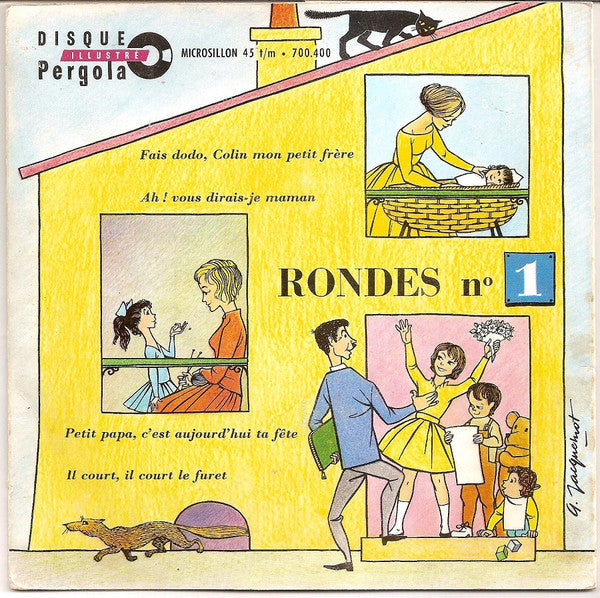 Guy Severyns, Claudine Céréda, Les Petits Chanteurs De L'Étoile : Rondes N° 1 (7", EP)