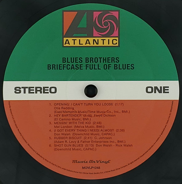 The Blues Brothers : Briefcase Full Of Blues (LP, Album, RE, 180)