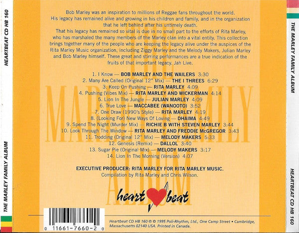 Various : The Marley Family Album (CD, Comp)