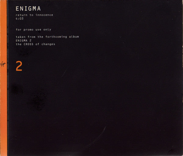 Enigma : Return To Innocence (CD, Single, Promo, Dig)