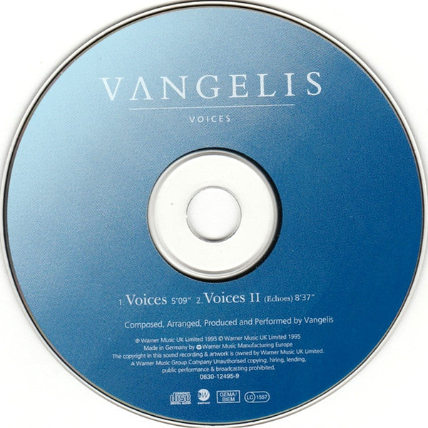Vangelis : Voices (CD, Single)