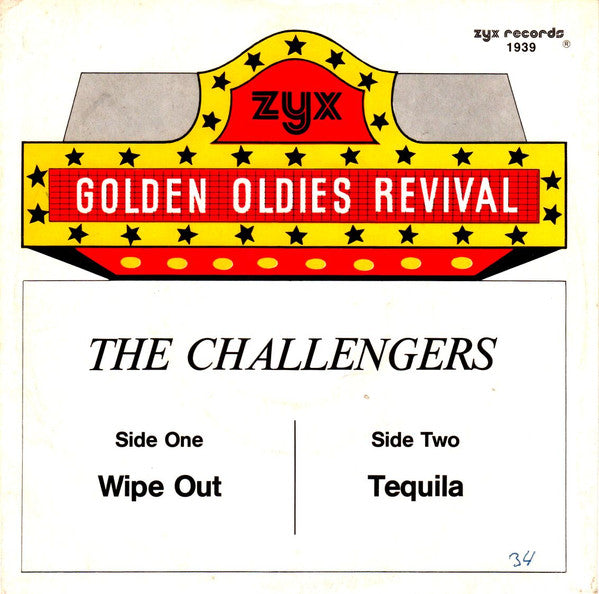 The Challengers : Wipe Out / Tequila (7")