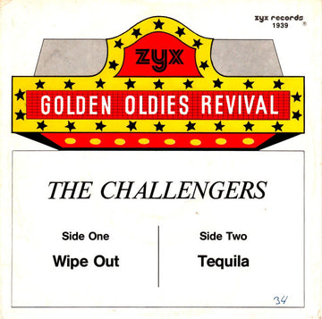 The Challengers : Wipe Out / Tequila (7")