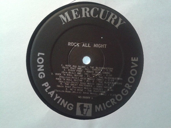 Various : Rock All Night! (LP, Comp, RE, Unofficial)