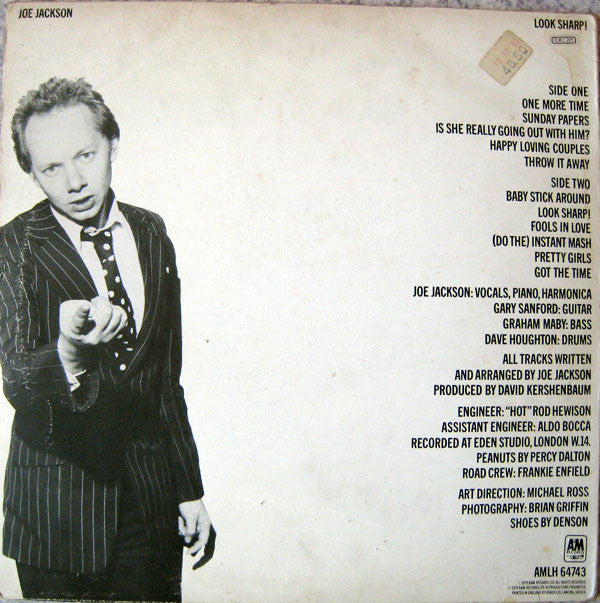 Joe Jackson : Look Sharp! (LP, Album)